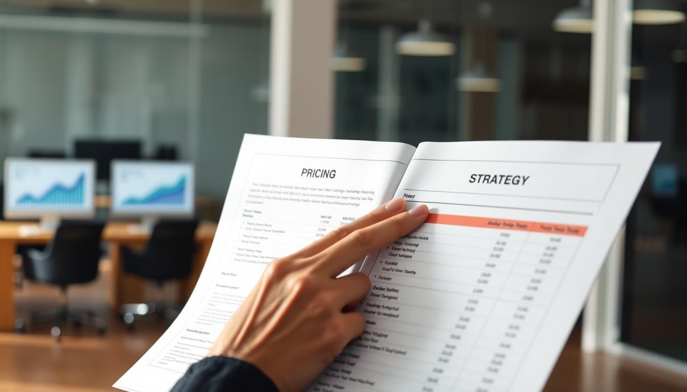 Supporting pricing visual